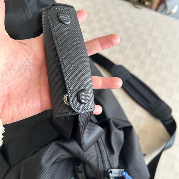 Tumi Nylon Alpha Double Expansion Travel Satchel - Picture 7 of 17